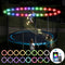 SUVEUS 52Ft Trampoline Lights, Waterproof LED Lights for 16Ft 15Ft 14Ft 12Ft 10Ft
