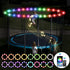 SUVEUS 52Ft Trampoline Lights, Waterproof LED Lights for 16Ft 15Ft 14Ft 12Ft 10Ft