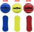 Dog Squeaky Tennis Balls - Premium Strong Dog & Puppy Balls in 3 Sizes for Training and Play, Red Yellow Blue
