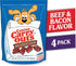 22.5 (Pack 4) Canine Carry Outs Dog Treats, Beef & Bacon Flavor, Ounce