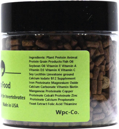 1.5oz Wpc-Co. Freshwater Shrimp Food | Cherry & Ghost Shrimp Food | Aquarium Shrimp Food Pellets |
