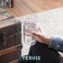 Tervis 16oz Texas State Flag Colossal Double Walled Insulated Tumbler Travel Cup - Made in USA, Clear