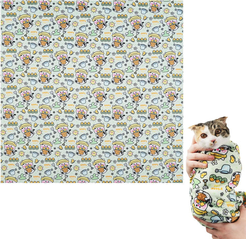maiwoste 35.5" 22lbs Extra Large Cat Grooming Wrap Anti-Escape Cat Wrap for Cutting Nails, Brushing & Medication Soft