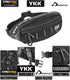 Rough Enough Men's Fanny Pack, Tactical Crossbody Waist Pack Bag for Hunting, Hiking, Fishing, Black Cordura