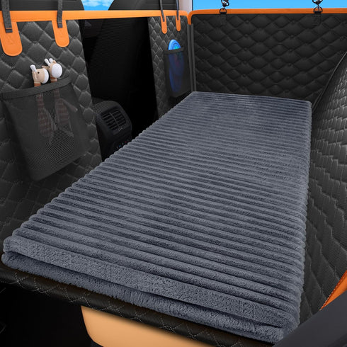54"x 24.8", FURTIME Backseat Pet Bed Mat, Non-Slip Dog Bed for Car Back Seat, Washable Travel Pet Mat with Removable