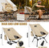 TUIKEN Backpacking Ultralight Camping Chair Chair, Portable Camp Chair with Cup Holder & Storage Bag, Lightweight