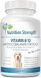 Vitamin B12 for Dogs: Plus Folate & Calcium, Supports Nervous System, Blood Cell Formation, 120 Chewable Tablets
