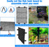 8pcs Adjustable Fish Tank Divider with 10 Suction Cups, DIY Aquarium Isolation Board