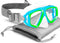 OMGear Kids Swim Goggles with Nose Cover, Fabric Strap Dive Snorkel Mask for Children (4-16)