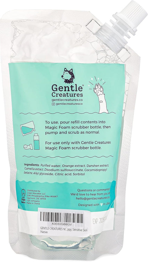 Magic Foam - Sulfate-Free, Waterless Shampoo Paw Cleaner for Dogs, Cats, and Pets - Odor Control Wash