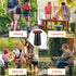 Portable Foldable Stool Bundle Set - Large Square Collapsible Stool with Thick Seat Cushion for Camping Travel