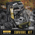 Gifts for Men Dad Husband Him, 14 in 1 Survival Kit, Emergency Gear, Cool Gadget for Hunting Fishing Camping