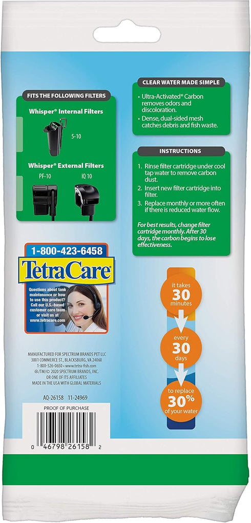 Tetra Whisper Bio-Bag Filter Cartridges, Medium for Freshwater and Marine Fish