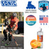 SONIC 8 oz, Citrus Skate Bearing Cleaner, Cleans Inline Skate, Roller Skate and Skateboard Bearings, Earth friendly