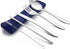 Reusable Travel Utensils with Case, Fork, Spoon & Knife Set with Optional Reusable Straws for Office & Camping