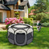Goozii Pet Cat Playpen for Indoor Cats Enclosed, Puppy Dog Play Pen for Outdoor Travel Camping (Small Size, Beige