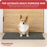 My Doggy Place Microfiber Dog Mat for Muddy Paws, 31" x 20" Ash, Absorbent Quick-Drying Dog Cleaning Mat