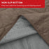 Waterproof Dog Bed Cover Blanket with Non-Skid Bottom, Couch Protector for Dogs, Mattress Protector, Chocolate (86" X