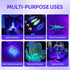 12 UV Flashlight Black LightSmall Portable Mini LED Blacklight Flashlight for Hidden Stain Detection in Room, Resin