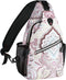 MOSISO Sling Backpack, Travel Hiking Daypack Pattern Rope Crossbody Shoulder Bag in National Style