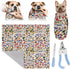 Cat Grooming Wrap & Dog Restraint Bag with Pet Nail Clippers Kit,