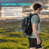 Quick-Drying Microfiber Towel - Ultra-Compact & Lightweight for Gym, Travel, and Camping