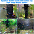 8pcs Adjustable Fish Tank Divider with 10 Suction Cups, DIY Aquarium Isolation Board
