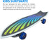 Surfskate Kids Skateboard with Front Caster Wheel, Heavy Duty Trucks, Great Pumping Power for Children