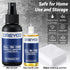 50pcs (1 oz. 2 oz. Gun Oil Cleaner and Lubricant with Cleaning Patches, Airsoft Cleaning Oil Lube, CLP Gun Lubrication