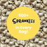 16 Oz (500+Pieces) 96% Freeze Dried Dog Food for Small & Large Dogs, Chicken Dog Food Toppers for Picky Eaters, USA