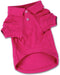 Zack & Zoey Cotton Polo Shirt for Dogs, Raspberry Sorbet, 8" X-Small