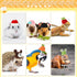 12 Pcs Mini Hamster Hats - Cute Tiny Hats for Small Animals, Holiday Party Costume Accessories