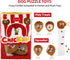 Gigwi Interactive Squeaky Dog Toys - Hide and Seek Puzzle Toy Set for All Breeds, 2-in-1 Dog Toys for Boredom and IQ