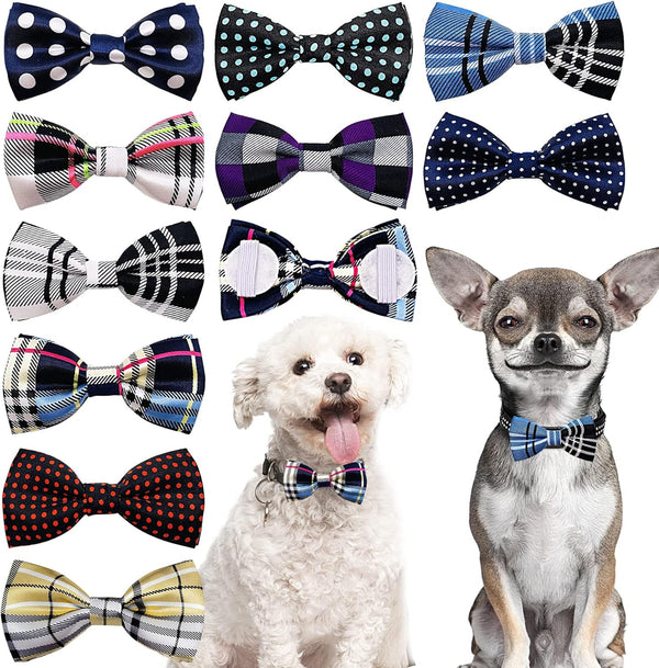PET SHOW Pet Small Dogs Collar Attachment, Bow Ties for Puppies & Cats, Accessories for Parties