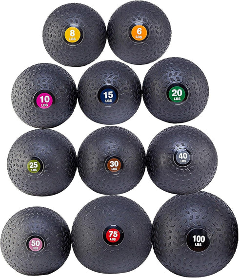 Fitvids Slam Medicine Wall Balls Workout Exercise Fitness Weighted Balls for Cross Training, Strength and Conditioning