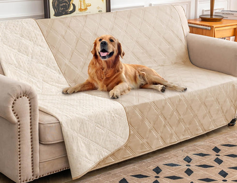 Ameritex Waterproof Dog Bed Cover with Anti-Slip Back for Furniture, Bed, Couch, Sofa