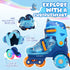 3-6 METROLLER Adjustable Boys Balance Roller Skates for Toddler Ages Rainbow Unicorn Dinosaurs Illuminating
