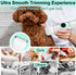 5 1, Trimmer TBTeek Dog Clippers with LED Light, Cordless Dog Grooming Kit in Rechargeable Quiet Pet Clippers Paw Nail