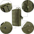 FRTKK 2 Pack Molle Pouches - Tactical Compact Water-Resistant EDC Utility Pouch Bag