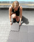 A2ZCARE Puzzle Exercise Mat with EVA Foam Interlocking Tiles - Interlocking Floor Mats for Gym Equipment - Ideal