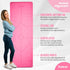 Robust Yoga Mat - 1/4" Thick Non-Slip Mat with Position Lines, Includes Strap and Storage Bag, Eco-Friendly TPE