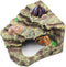 Oooct Hermit Crab Hideout, Resin Simulation Stone Reptile Cave Hideout, Hermit Crab Climbing