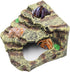 Oooct Hermit Crab Hideout, Resin Simulation Stone Reptile Cave Hideout, Hermit Crab Climbing
