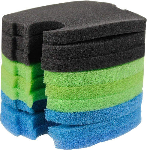 AQUANEAT 9 pcs Replacement Aquarium Canister Filter Pads Compatible with SUNSUN HW-304B/404B/704B/3000