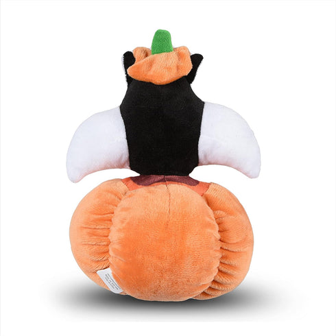 Looney Tunes for Pets Sylvester The Cat Plush Dog Toy, Halloween Pumpkin Head, 6 Inch Squeaky Chew Toy for Small Dogs
