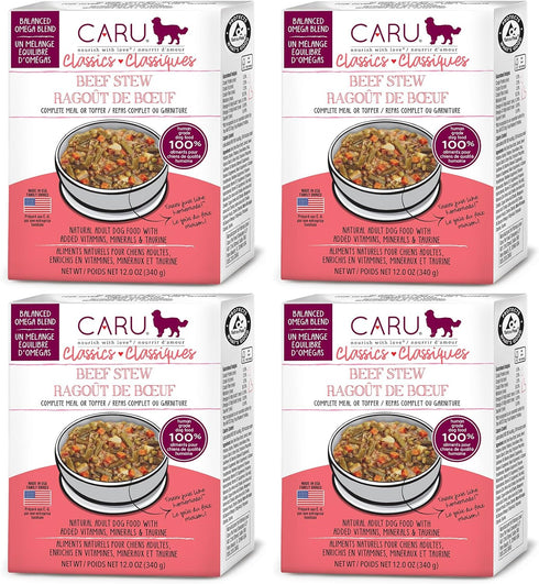 Caru Classics Beef Stew for Dogs - Healthy Wet Dog Food or