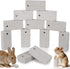 RAINFLOW 12PCS Hanging Rabbit Lava Blocks Mineral Calcium Grinding Stone for Bunny Hamster