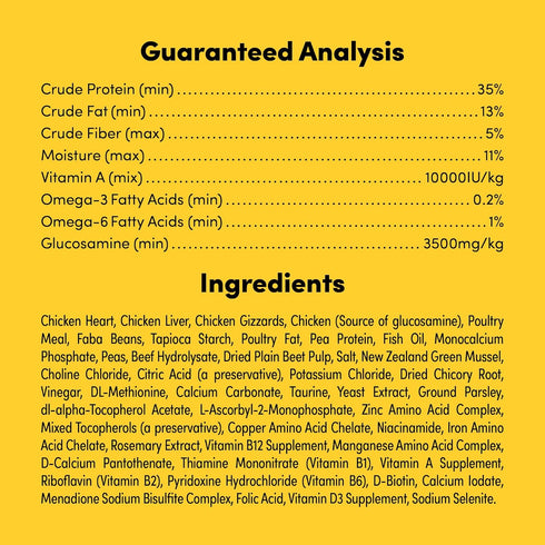 RawMix50 Freeze-Dried Raw Cage-Free Chicken Recipe Dog Food, Protein Rich, Non-GMO, 12 oz