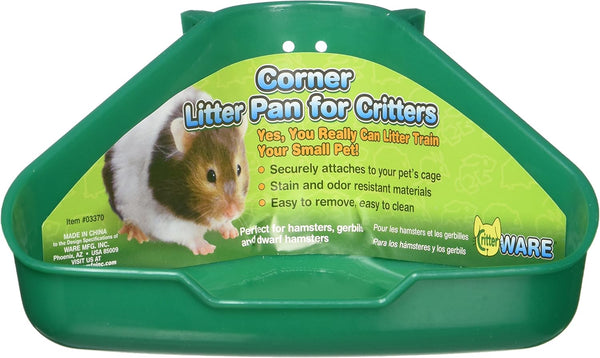 Ware Manufacturing Corner Litter Pan for Critters - Assorted Colors