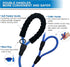 Dog Leash 6ft, Double Handle with Padded Handle, Reflective Double Loop for Large Medium Dog Control Safety Training,